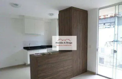 Studio com 1 dormitório à venda, 36 m² por r$ 320.900,00 - vila augusta - guarulhos/sp