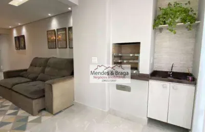 Apartamento com 3 dormitórios à venda, 75 m² por r$ 720.000,00 - vila augusta - guarulhos/sp