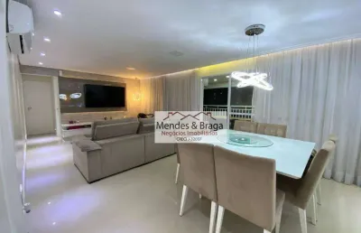 Apartamento com 3 dormitórios à venda, 128 m² por r$ 1.500.000,00 - vila augusta - guarulhos/sp