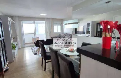 Apartamento com 3 dormitórios à venda, 95 m² por r$ 895.000,00 - vila augusta - guarulhos/sp