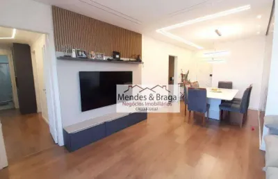 Apartamento com 3 dormitórios à venda, 104 m² por r$ 700.000,00 - vila galvão - guarulhos/sp