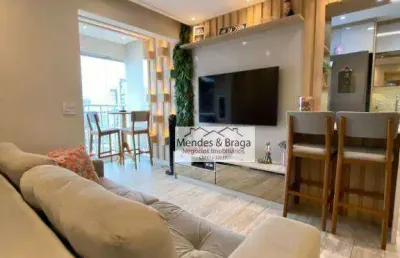 Apartamento com 2 dormitórios à venda, 64 m² por r$ 735.000,00 - vila augusta - guarulhos/sp