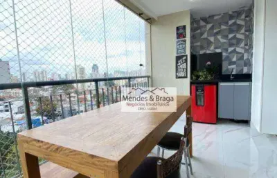 Apartamento com 3 dormitórios à venda, 82 m² por r$ 848.000,00 - jardim zaira - guarulhos/sp