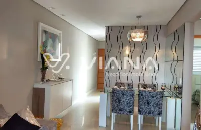 Apartamento 2 suítes à venda no bairro campestre em santo andré.
