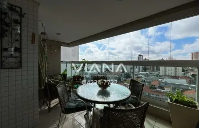 Apartamento 123m² à venda com 3 suítes e 3 vagas - santa paula, são caetano do sul