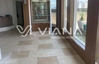 Sala/conj. comercial com ampla sacada para locação no bairro anchieta em são bernardo do campo