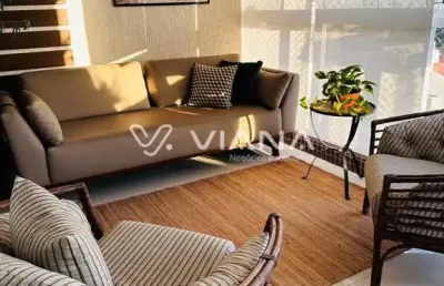 Apartamento à venda com 3 suítes no bairro barcelona em são caetano do sul