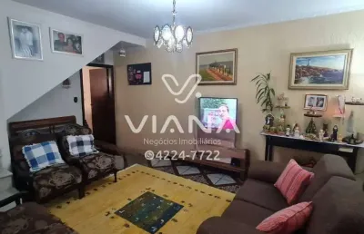 Sobrado com 3 quartos e edícula à venda no bairro olímpico em são caetano do sul