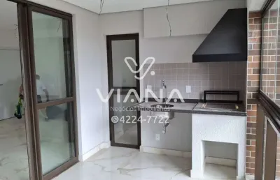 Apartamento 117m² 3 suítes para locação, vila assunção, santo andré