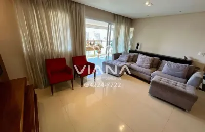 Apartamento com 3 suítes, varanda gourmet no bairro santa paula em são caetano
