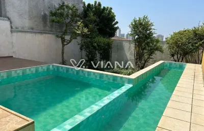 Sobrado  com piscina à venda no bairro santa maria em santo andre