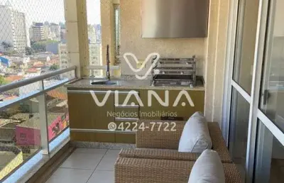 Apartamento com 3 suítes para alugar no centro de santo andré/sp.