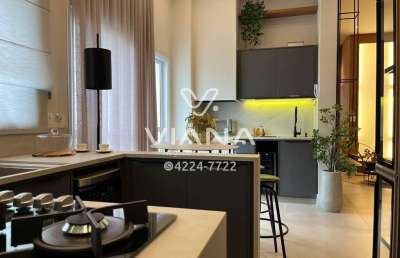 Apartamento garden 2 suítes com quintal e jacuzzi no bairro barcelona - são caetano do sul