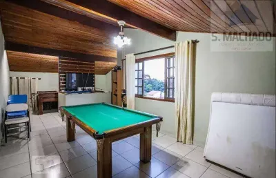 Sobrado para venda em santo andré, parque jaçatuba, 5 dormitórios, 1 suíte, 4 banheiros, 2 vagas