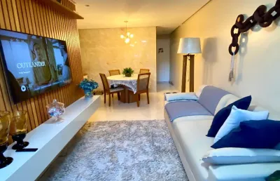 Apartamento à venda, 3/4, suíte, varanda, 80m2,  em patamares-bagas garagem soltas