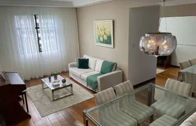 Apartamento 3/4, suíte, 104m2, mobiliado, vaga de garagem