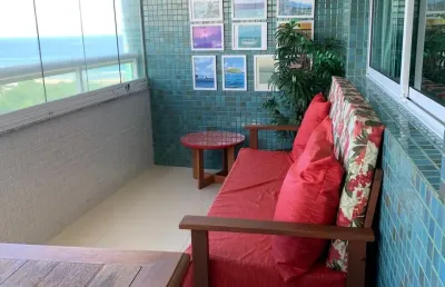 Apartamento à venda, 1/4, varanda gourmet, 64m2, 02 vagas garagem, vista mar