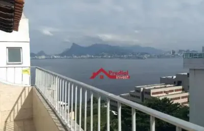 Cobertura com 3 dormitórios à venda, 167 m² por r$ 980.000,00 - boa viagem - niterói/rj