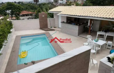 Casa com 4 dormitórios à venda, 1300 m² por r$ 1.250.000,00 - maceió - niterói/rj