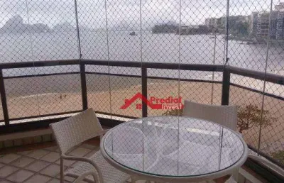 Apartamento com 4 dormitórios à venda, 168 m² por r$ 3.600.000,00 - icaraí - niterói/rj