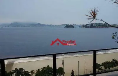 Apartamento com 4 dormitórios à venda, 214 m² por r$ 2.500.000,00 - icaraí - niterói/rj