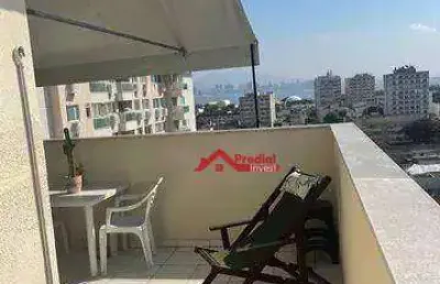 Cobertura com 2 dormitórios à venda, 90 m² por r$ 525.000,00 - centro - niterói/rj