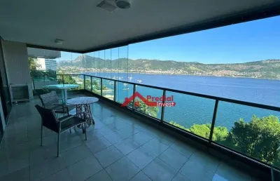 Apartamento com 4 dormitórios à venda, 280 m² por r$ 4.300.000,00 - são francisco - niterói/rj