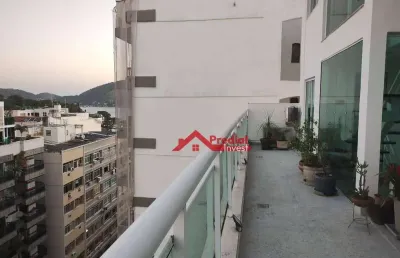 Cobertura com 6 dormitórios à venda, 300 m² por r$ 2.900.000,00 - icaraí - niterói/rj