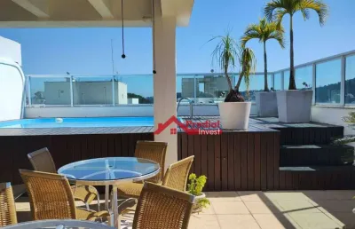 Cobertura com 4 dormitórios à venda, 263 m² por r$ 3.990.000,00 - são francisco - niterói/rj