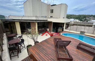 Cobertura com 4 dormitórios, 313 m² - venda por r$ 1.995.000,00 ou aluguel por r$ 16.177,76/mês - icaraí - niterói/rj
