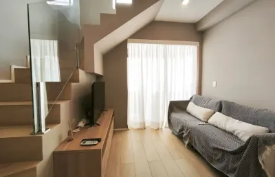 Apto duplex mobiliado, 44m2, 1 dorm, 1 banheiro na alameda frança,sp