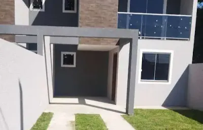 Casa com 3 quartos à venda na rua joão ribeiro camargo, 286, campo pequeno, colombo, 104 m2 por r$ 500.000