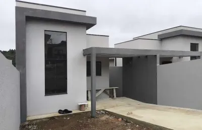 Casa com 3 quartos à venda na rua joão antônio trevisan, 143, são dimas, colombo, 66 m2 por r$ 399.000