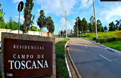 Terreno em condomínio à venda no condomínio campo de toscana em vinhedo/sp