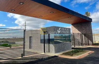 Terreno em condomínio à venda no condomínio villagio paulínia em paulínia/sp