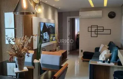 Apartamento à venda no condomínio reservatto mansoes santo antonio em campinas/sp