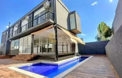 Casa em condomínio à venda no condomínio arosa - swiss park em campinas/sp