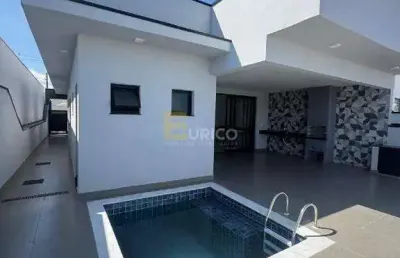 Moderna casa térrea para venda no condomínio phytus