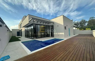 Casa térrea de alto padrão no condomínio residencial arboretum – vinhedo/sp