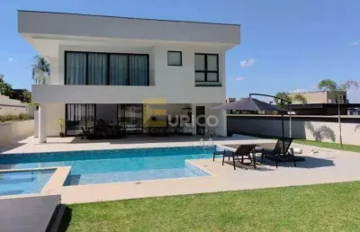Casa estilo sobrado nova de alto padrão à venda no condomínio fazenda serra azul, itupeva/sp