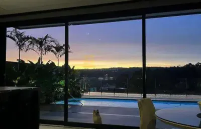 Casa design futurista a venda no condomínio bosque da mata em valinhos/sp