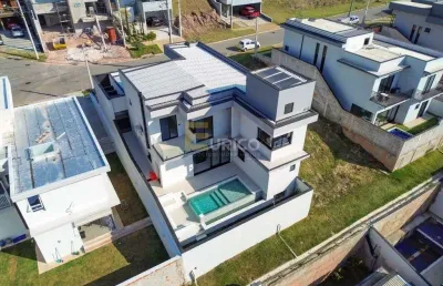 Casa alto padrão sofisticada e moderna no reserva jatobás em louveira