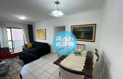 Apartamento com 3 dormitórios à venda, 100 m² por r$ 691.000,00 - campo grande - santos/sp