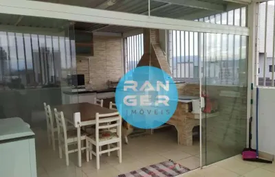 Cobertura com 4 dormitórios à venda, 350 m² por r$ 1.650.000,00 - aparecida - santos/sp