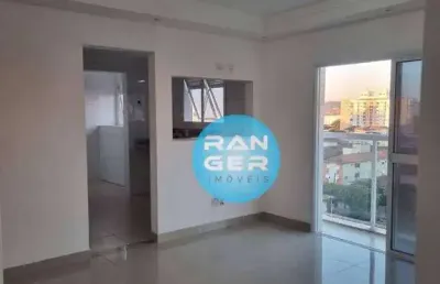 Apartamento com 2 dormitórios à venda, 54 m² por r$ 535.000,00 - embaré - santos/sp