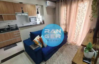 Apartamento com 2 dormitórios à venda, 49 m² por r$ 339.000,00 - castelo - santos/sp