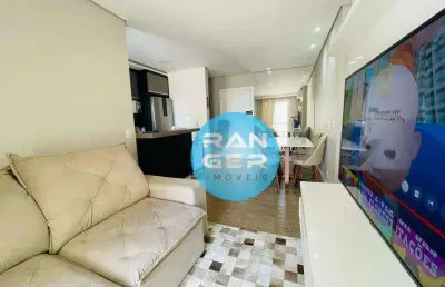 Apartamento com 2 dormitórios à venda, 64 m² por r$ 630.000 - marapé - santos/sp