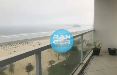 Apartamento com 3 dorms, 1 suíte, vista mar no gonzaga.
