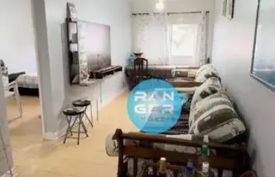 Apartamento com 1 dormitório à venda, 39 m² por r$ 213.000,00 - tupi - praia grande/sp