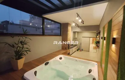 Apartamento com 3 dormitórios à venda, 191 m² por r$ 1.849.000,00 - campo grande - santos/sp